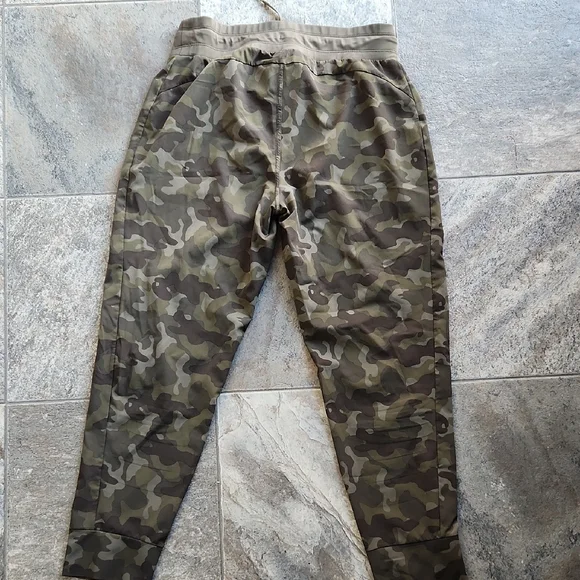 MARRAKECH Olive Camo Track Joggers with Drawstring Waist - Picture 5 of 5